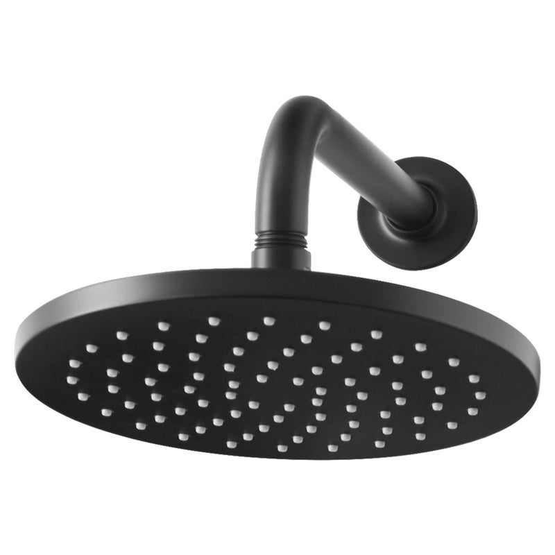 American Standard 1660527.243 StudioÂ® S 8-Inch 2.5 gpm/9.5 L/min Rain Showerhead, Matte Black - Image 4